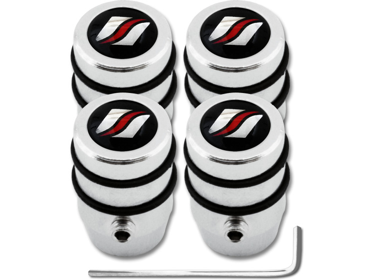 4 bouchons de valve antivol Luxyline "design"