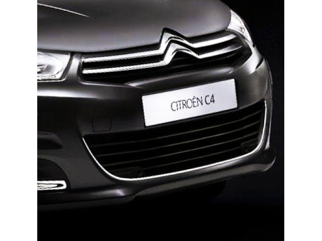 Baguette chromée de contour de calandre compatible avec Citroën C4 1126