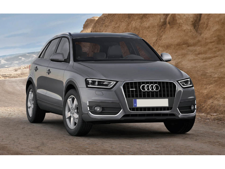 Baguette chrom&eacute;e de contour des antibrouillards pour Audi Q3