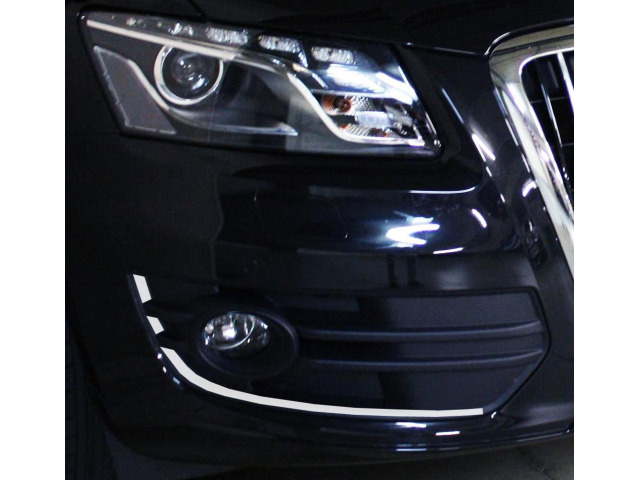 Baguette chromée de contour des antibrouillards pour Audi Q5