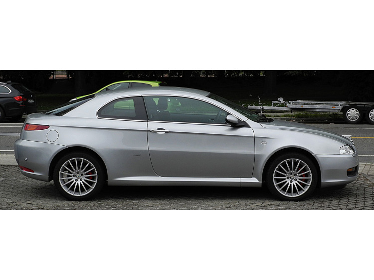 Baguette chrom&eacute;e de contour des vitres lat&eacute;rales pour Alfa Romeo GT