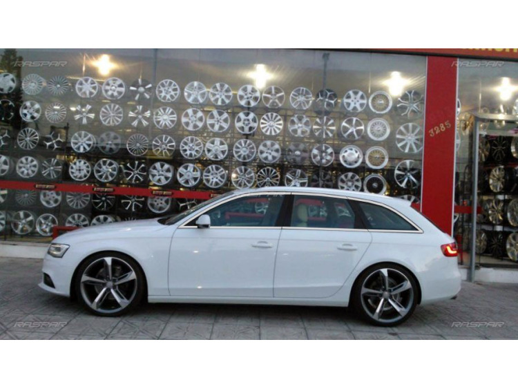 Baguette chrom&eacute;e de contour des vitres lat&eacute;rales pour Audi A4 s&eacute;rie 3 avant 08-11