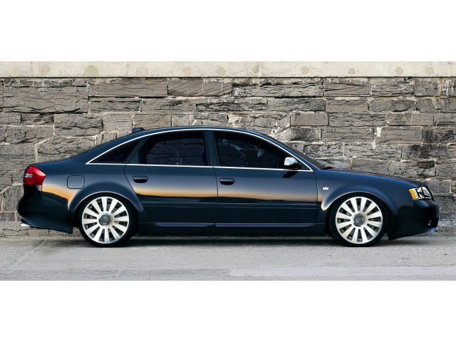 Baguette chromée de contour des vitres latérales pour Audi A6 Série 2 9701 Audi A6 Série 2 Avant 9705 Audi A6 Série 2 Phase 2 0104 Audi A6 Série 2 Phase 2 Avant 0105