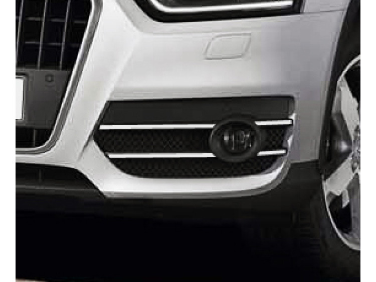 Baguette chrom&eacute;e pour antibrouillards pour Audi Q3
