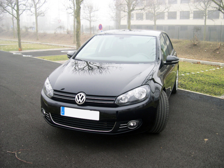 Baguette chrom&eacute;e pour antibrouillards pour VW Golf 6 & VW Golf 6 cabriolet