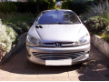 Baguette de calandre chrom&eacute;e compatible avec Peugeot 206 Peugeot 206 CC Peugeot 206 SW