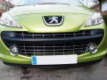 Baguette de calandre chrom&eacute;e compatible avec Peugeot 207 06-12 Peugeot 207 CC 07-15 Peugeot 207 SW 07-13