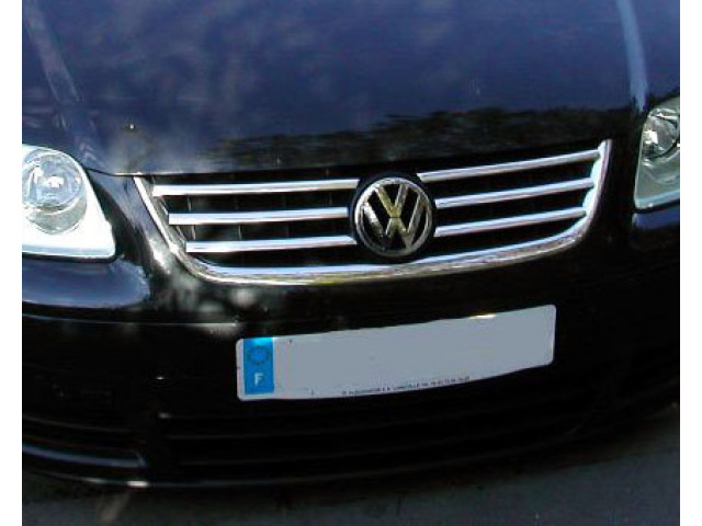 Baguette de calandre chromée compatible avec VW Touran 0306