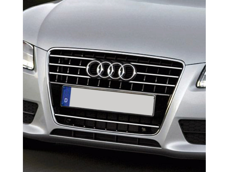 Baguette de calandre chrom&eacute;e pour Audi A5 Cabriolet 09-11 Audi A5 Coup&eacute; 07-11 Audi A5 Sportback 09-11