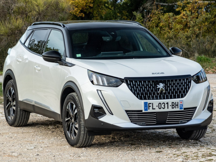 Baguette de calandre chrom&eacute;e pour Peugeot 2008 19-26