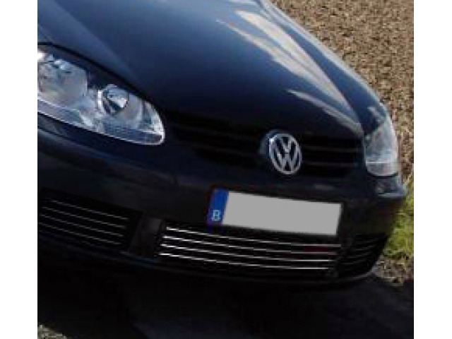 Baguette de calandre inférieure chromée pour VW Golf 5