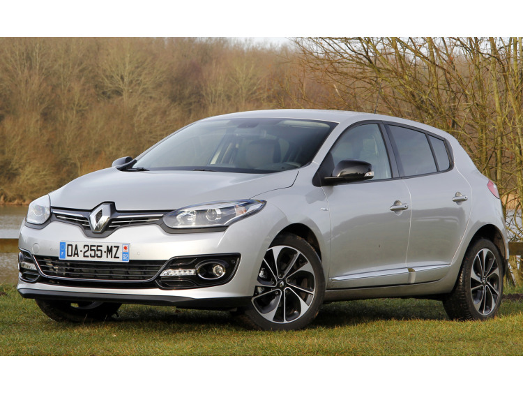 Baguette de calandre sup&eacute;rieure chrom&eacute;e compatible Renault M&eacute;gane III 08-12