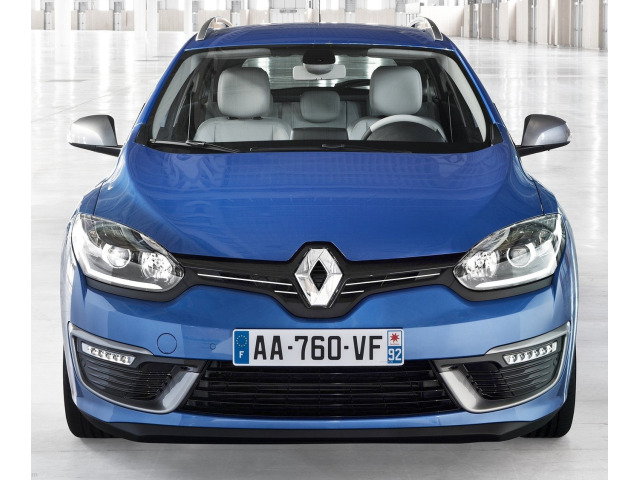 Baguette de calandre supérieure chromée compatible Renault Mégane III estate 0912