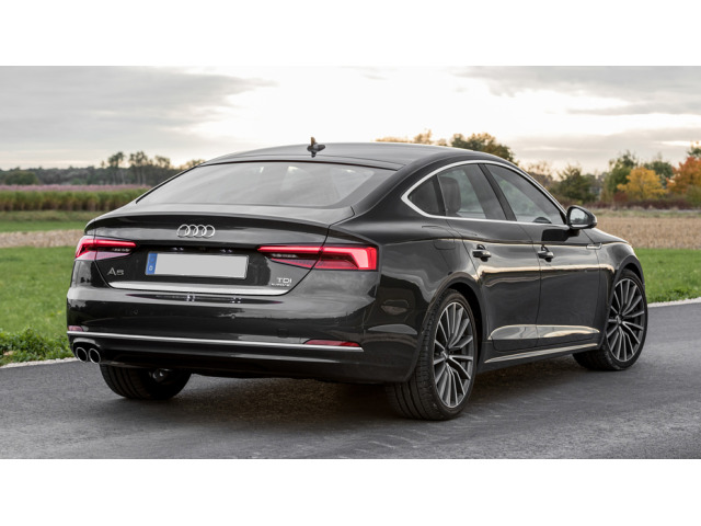 Baguette de coffre chromée pour Audi A5 Cabriolet II 1626 Audi A5 II Coupé 1626 Audi A5 II Sportback 1626
