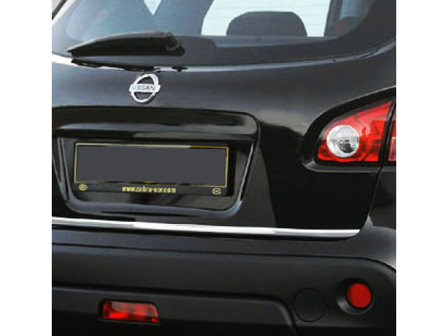 Baguette de coffre chromée pour Nissan Qashqai 2 0810 Nissan Qashqai 2 phase 2 1014 Nissan Qashqai 2 phase 3 Nissan Qashqai 0710 Nissan Qashqai phase 2 1014 Nissan Qashqai phase 3
