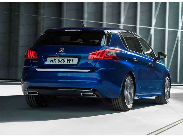 Baguette de coffre chrom&eacute;e pour Peugeot 308 II 13-21