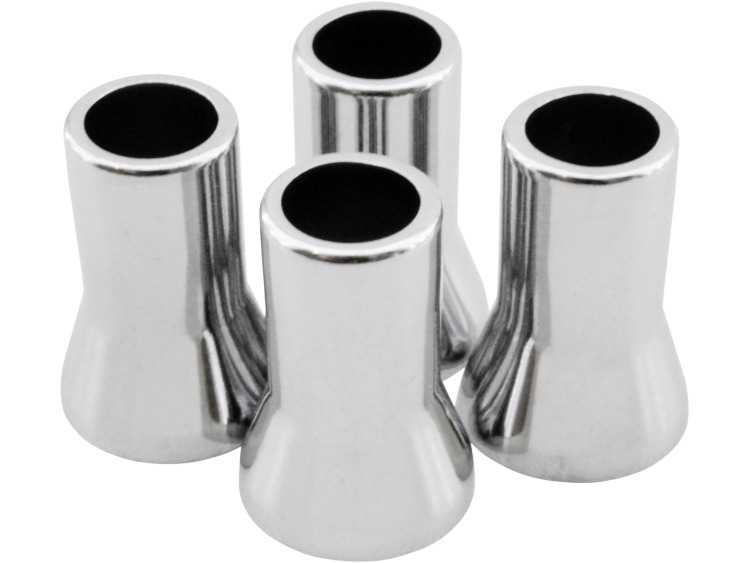 2 cache-valves chrom&eacute;s 21mm