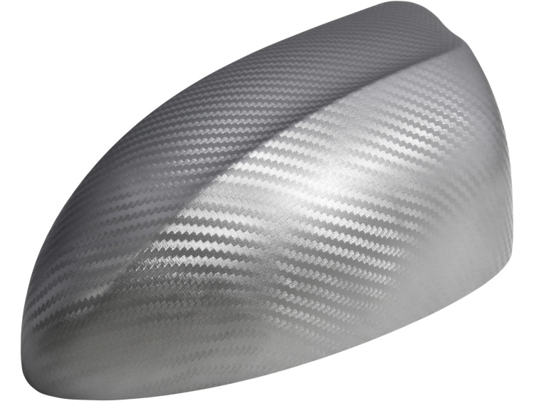 Film adh&eacute;sif Luxyline 3D carbone 30cm gris argent&eacute;