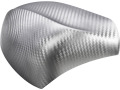 Film adh&eacute;sif Luxyline 3D carbone 30cm gris argent&eacute;
